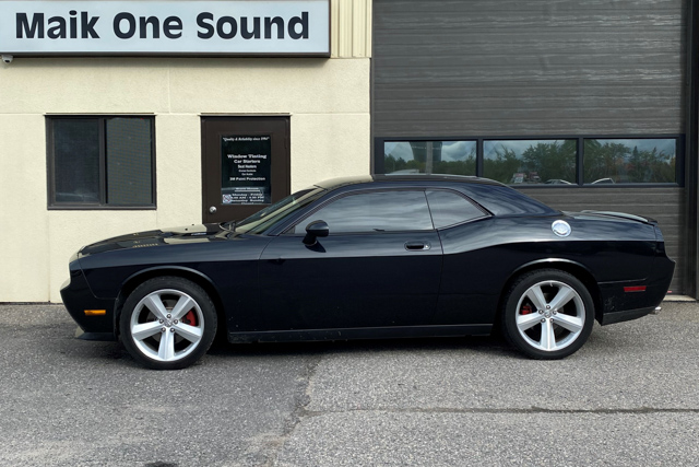 2009 Dodge Challenger with professional window tint in North Bay